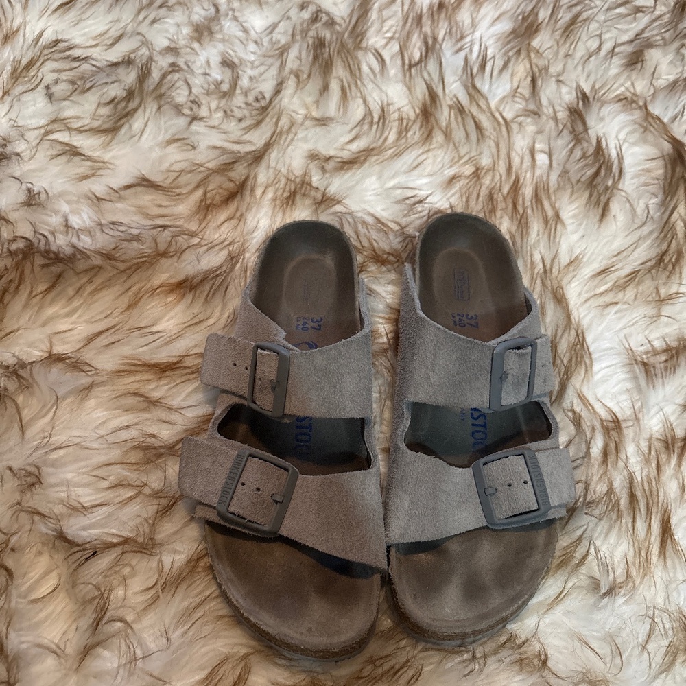 Birkenstock Arizona Suede Leather Sandal
